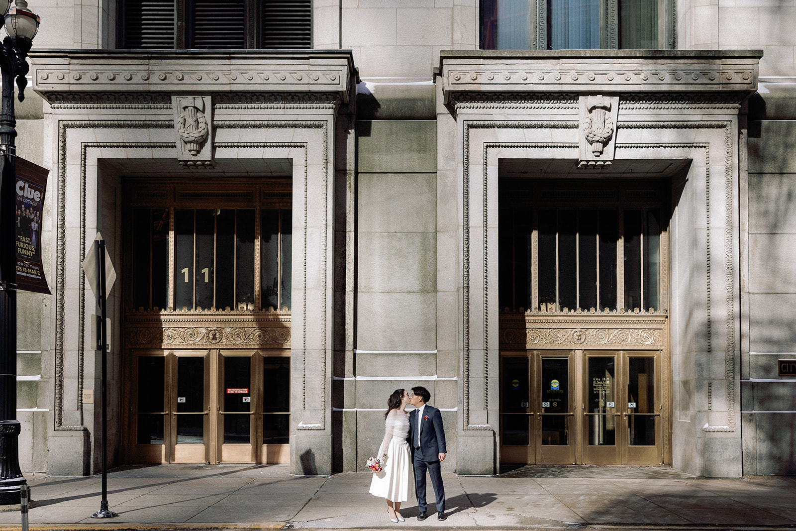 Chicago City Hall Wedding Elopement